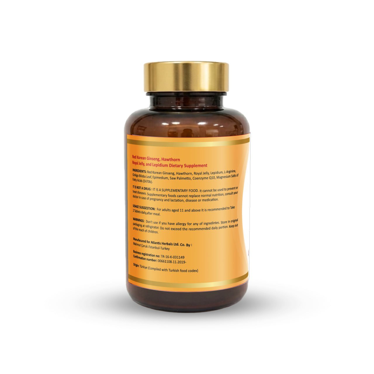 الجنسنج الأحمر الكوري (120 تابليت) الجنسنج الأحمر الكوري (120 تابليت)