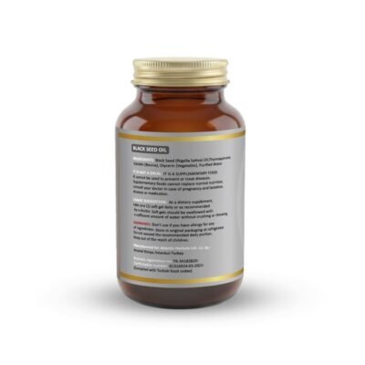 زيت حبة البركة السوداء 1000ملغ (90 كبسولة) لدعم المناعة والشعر والبشرة والمفاصل